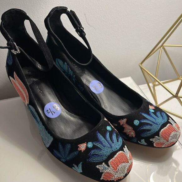 NWOTâRebeccaâMinkoff BridgetâTooâEmbroideredâPumps - Picture 6 of 6